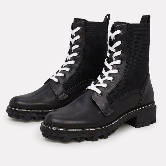 W’s Rag & Bone Shiloh leather combat boot size 40 (fits like 9), great condition - Picture 1 of 11